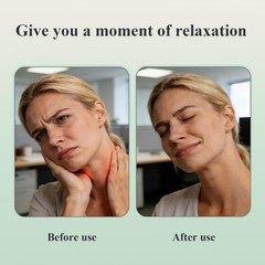 4-Layer Adjustable Neck and Shoulder Relaxer – Ergonomic EVA Support Pillow