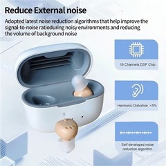 Bluetooth Phone App Rechargeable Hearing Aids For Seniors HearingTest OTC