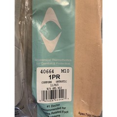 APEX Orthotics 40664 Without Gel Mens Size 10 Tan 2 Pair NEW!
