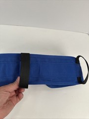 Elderly Transfer Belt 3.75” Wide 34” to 39”Waist Adjustable Blue