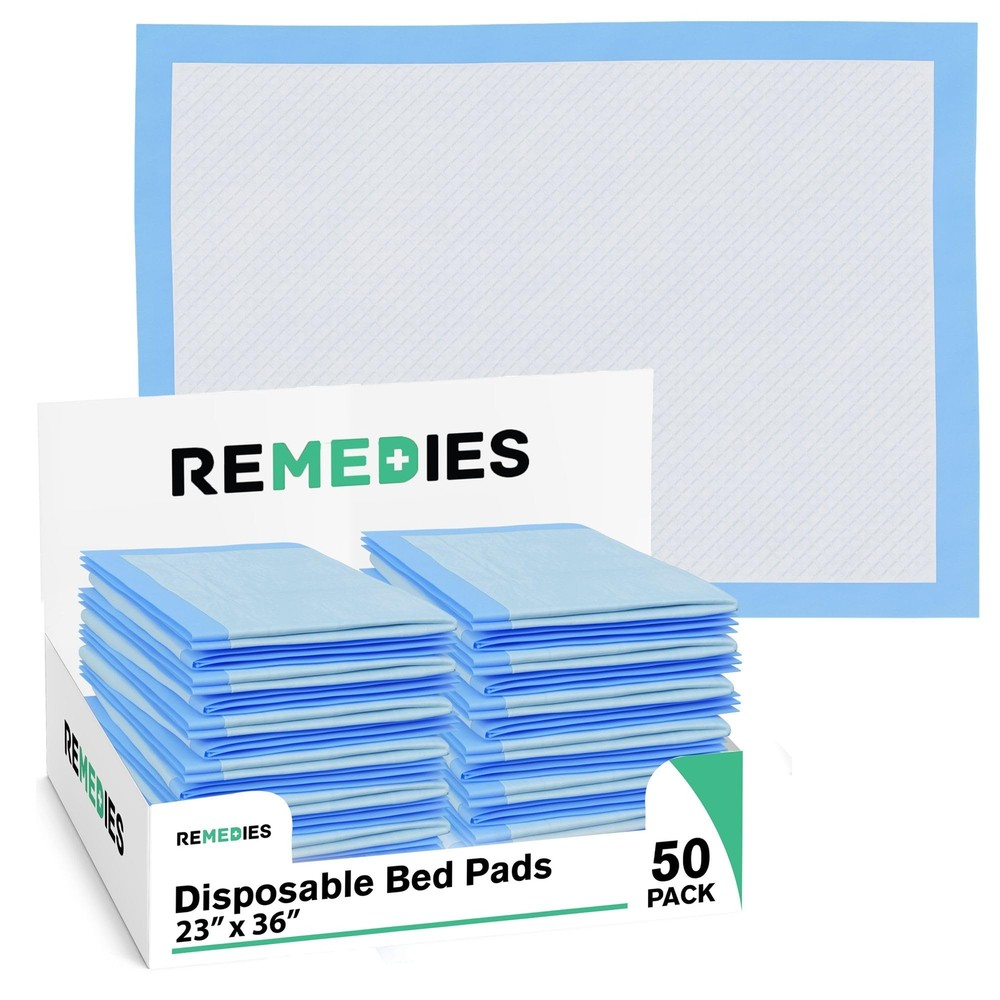 – Disposable Bed Pads 23″ x 36″ – 50 Count – Large Bed Pads for Incontinence …