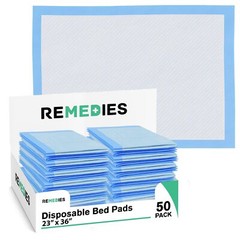 – Disposable Bed Pads 23″ x 36″ – 50 Count – Large Bed Pads for Incontinence …