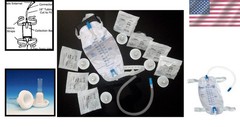 All-in-One Urinary Incontinence Kit – 7 Breathable Catheters & Leg Bag Included