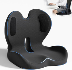 Seat Cushion,Memory Foam Chair Cushion for Office and Car,Ergonomic Coccyx Seat