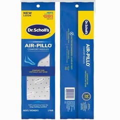 3 Packs Dr Scholls Air-Pillo Comfort Foam Insoles & Cooling Vents M 7-12/ W 5-10