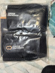 Genuine and Copper Compression Arch Support New Sealed 1 Pair Black Works Well
