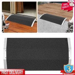 80×40 cm Wheelchair Ramp Door Threshold Aluminium Alloy Safety Non-Slip Ramp