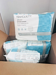 Lot of 4 — Tranquility Unisex Heavy Incontinence Underwear Size S / 88 Count