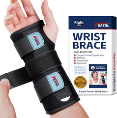 Wrist Brace Hand Brace, Carpal Tunnel Wrist Splint Night Support for Women Men,