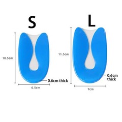 Soft Elastic Silicone Heel Cushions Foot Care Products Gel Heel Protec