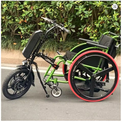 16 Inch Wheelchair Attachment Electric Handcycle Tractor 250/350/500W 8AH-17.5AH