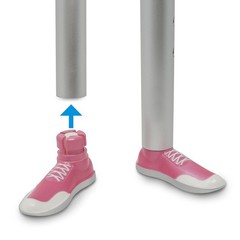 Sneaker Walker Glides for 1″ Tubes – Pink – 1 1 Pair (Pack of 1),
