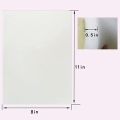 Lipo Foams Post Surgery, BBL Lipo Foam Pads 8”x11” Abdominal Foam Sheet for Usin