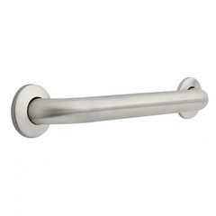 16 In. X 1-1/2 In. Concealed Screw Ada-Compliant Grab Bar in Stainless NEW