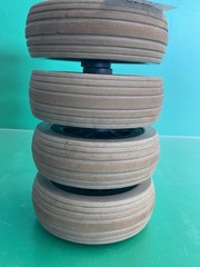 Set of 4 Caster Wheels for Pride Jazzy 614 / 614 HD Power Wheelchair #L058