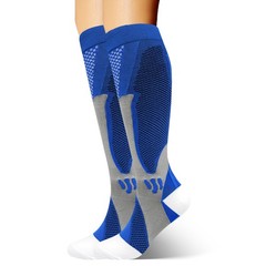 5 Pairs Compression Socks- 30-40 mmHg Knee High for Running&Sports,Ankle Support