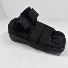 BraceAbility Closed Toe Medical Walking Shoe Fracture Boot Post Op Foot Brace S