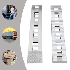 2pcs Aluminum Trailer Ramps Loading Ramps Truck Car Auto Trailer Ramps