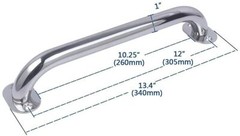 Stainless Steel Marine 12″ Marine Grab Handle Handrail Polished Universal