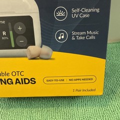 NEW AUDIEN HEARING ATOM X RECHARGEABLE OTC HEARING AIDS W/BLUETOOTH