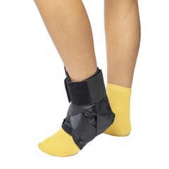 Lace Up Ankle Brace with Figure 8 Strapping – Compression Support & Leg Splint