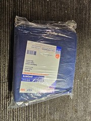 (QTY 50) Dukal 360 Patient Exam Wear, Short, Non-Sterile, Unisize, Dark Blue