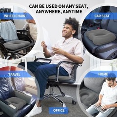 Travel-Friendly Inflatable Seat Cushion – Ergonomic Design & Adjustable Firmness