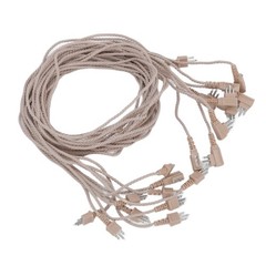 10items 3 Pin Hearing Aid Receiver Cable Portable Wear Resistant PVC Hearing