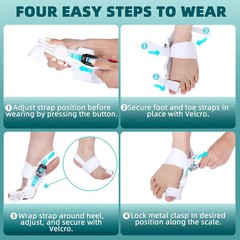 Women & Men Upgraded Hallux Valgus Bunion Corrector Orthopedic Big Toe Separator