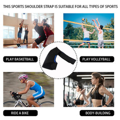 Shoulder Brace Support Compression Sleeve Torn Rotator Cuff Relief Joint AC Pain
