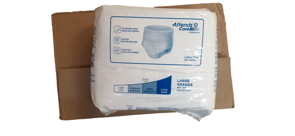 Attends APV30 L Size Incontinence Pants – 72 Pack