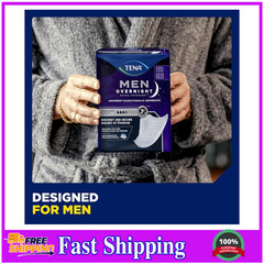 TENA Incontinence Guards for Men Overnight Super Absorbency 96 Ct Extra Coverage