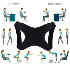 Back Posture Corrector Shoulder Straight Support Brace Belt Therapy Men Women
