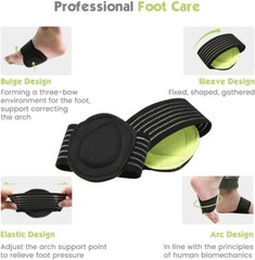 Compression Fasciitis Support Support Sleeves, Arch Cushioned Men Women 1-5pairs