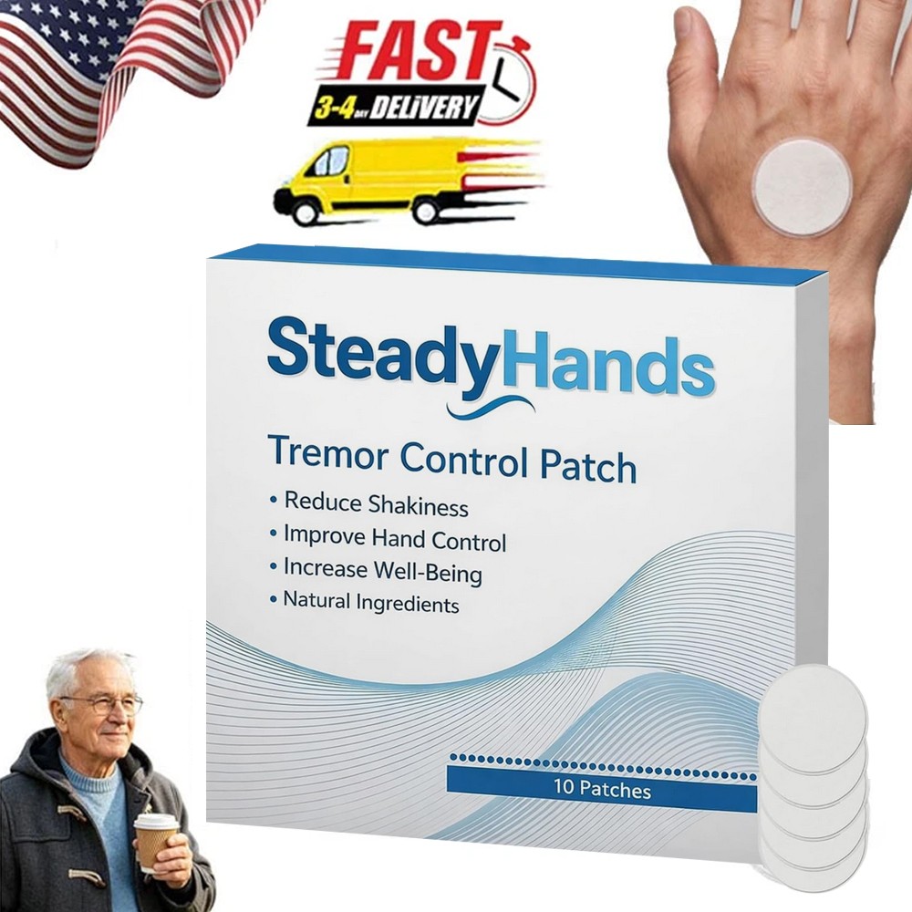Steadyhands Tremor Control Patch, Steady Hands Control Patch – Hand Stabilizer
