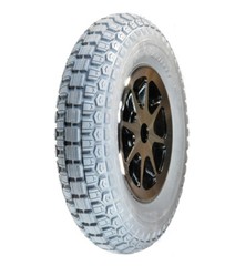 4.00-8 Solid Flat-Free Drive Wheel for Jazzy 1170 and 1170 XL Pair