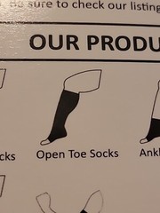 2 Doc Miller Open Toe Compression Socks 15-20mmHg Recovery Varicose BLACK