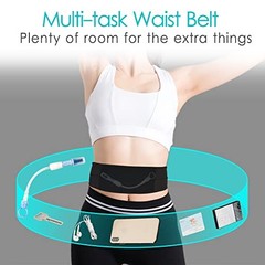Breathable Peritoneal Dialysis Belt with Mesh Pouch PD Medium (Pack of 1) Black