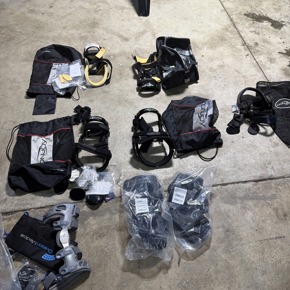 Lot of OTC Knee Braces please read