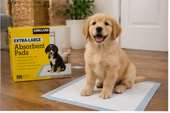 2-Pack Kirkland Signature Extra-Large Absorbent Pads, 30″ X 23″, 100-count