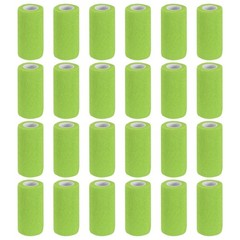Self Adhesive Bandage Wrap 177″ x 4″, 24 Pcs Wrap Tape, Light Green