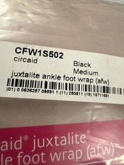 Medi Circaid Juxtafit Ankle Foot Wrap (afw) Medium Black New CS12