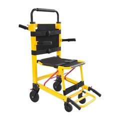 Folding 4-Wheel Evacuation Chair EMS Medical Emergency Patient Transfer Chair US