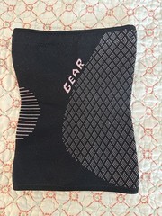 Physix Gear compression knee sleeve Black w/ Pastel Pink Size XXL