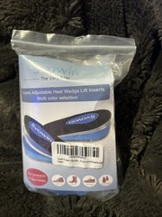 Svowin 3 Layer Adjustable Heel Wedge Lift Inserts Multicolor Selection Large