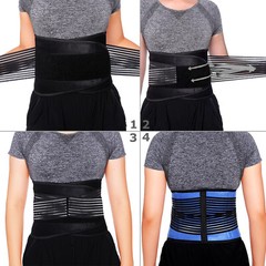 Adjustable Lumbar Support Lower Waist Back Belt Brace Pain Relief For Men Women