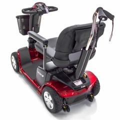 DUAL CANE CRUTCH HOLDER Rear Mount for Pride, Shoprider, Golden, Drive Scooter