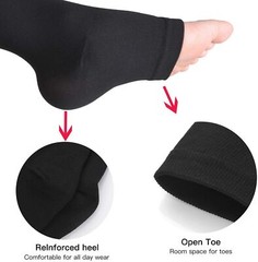 Copper Zipper Compression Socks Knee Support Compression Stockings 15-20mmHg US-