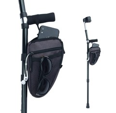 Forearm Crutch Bag Lightweight and Waterproof 1 Count (Pack of 1), Dark Grey