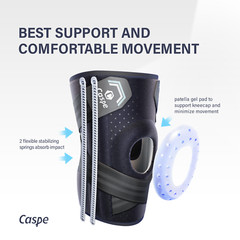 Knee Sleeve Compression Brace Support Meniscus Sport Joint Pain Arthritis Relief
